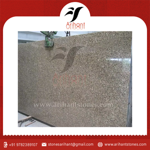 Nouvelle collection du fabricant indien Dalles de granit jaune cristal de conception moderne Grande dalle de surface polie la plus vendue - Product Image 2