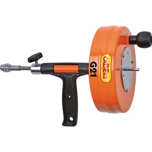 Déboucheur de toilettes manuel/électrique G21, longueur spirale 7,5 m, diamètre spirale 8 mm, dispositif de nettoyage de tuyaux CABERE - Product Image 1