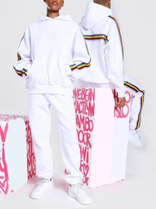 Ensemble de survêtement de Jogging pour homme et femme, marque privée, vente en vrac, unisexe, logo personnalisé - Product Image 4