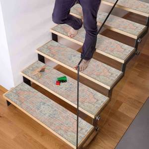 Alfombra con Estampado de Medallón: Moderna, Discreta, Fácil de Limpiar, Lavable a Máquina, Goblen - Product Image 5