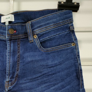 100% Cotton <b>Men's</b> <b>Smart</b> Casual Board <b>Shorts</b> Model's Breathable Design Elastic Waist Woven Bangladesh Washed Denim Plus Size - Product Image 2