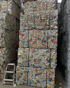Déchets de canettes en aluminium de première qualité, en vrac, matériaux métalliques recyclés prêts à l'exportation - Product Image 5