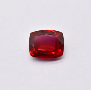 Cojín de rubí facetado, todos los tamaños calibrados están disponibles, dureza 9, calidad superior de la piedra preciosa de corindón de rubí cultivada en laboratorio para joyería - Product Image 3