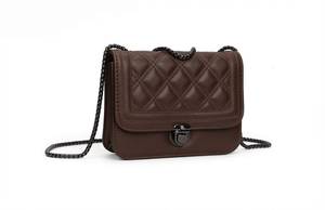 Borsa a Tracolla in Pelle con Catena per Donna - Product Image 3