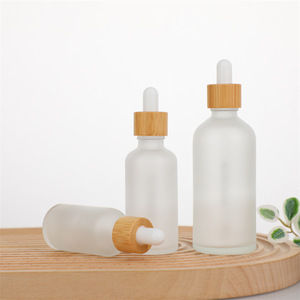 5ml 10ml <span class=keywords><strong>15ml</strong></span> 20ml 30ml 50ml 100ml sương giá thủy tinh tinh dầu chai nhỏ giọt với tre gỗ nắp - Product Image 2