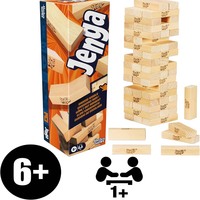 Jeu de Jenga officiel, plus de 6 façons de jouer avec des dés numériques, jeu de blocs original, tour à empiler, pour les enfants de 6 ans et plus