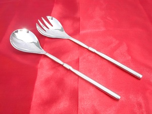 Juego de mesa de comedor antiguo de estilo moderno Premium, juego de cubiertos con mango giratorio de bambú, vajilla de acero inoxidable real, cubiertos de diseñador - Product Image 4