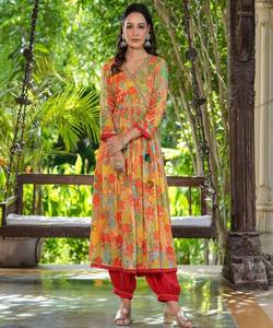 Designer Georgette Embroidery Sequence Work Salwar Kameez Suit Party Wear Wholesale Price Ethnic Garment - Product Image 5