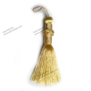 Borla para decoración Borla de seda para joyería Flecos de borla de SUPER BADGES COMPANY - Product Image 6
