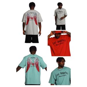 Camiseta Extra Grande, Estilo Urbano, Estampado Gráfico Vintage, Talla Grande, Algodón Grueso, OEM ODM - Product Image 2