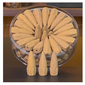 Natural Aromatic Eco Friendly Organic Burn Relax Aromatherapy 120g Premium Vietnamese <b>Agarwood</b> <b>Incense</b> Cones Long-lasting - Product Image 1