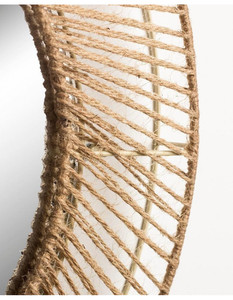 Vietrustic Naturel Style Nouvelle Arrivée Mur Accessoires Seagrass Jute Miroir pour Ménage Salon Décor - Product Image 5