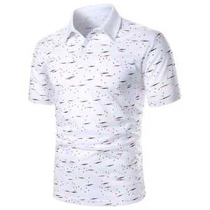 Polo de golf de alta calidad OEM para hombre, logotipo personalizado, tejido de punto transpirable y cómodo, impresión por sublimación - Product Image 2
