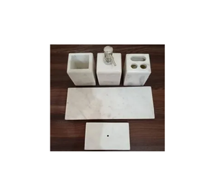 Accessoire d'approvisionnement d'usine ensemble de salle de bain en marbre ensembles de bain à domicile marbre personnalisé avec fait main pour Offre Spéciale à faible coût - Product Image 1