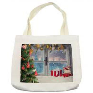 Vente en gros de sac fourre-tout de Noël personnalisé en laine fine tricoté pour enfants avec lettre rouge pour cadeau de bonbons Aus - Product Image 2