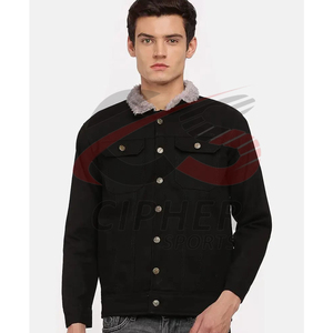 Chaquetas y abrigos de mezclilla para hombre Estilo clásico con lavado desteñido Perfecto para capas y salidas casuales Chaqueta para hombre - Product Image 4