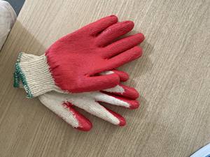 Guantes vietnamitas recubiertos de goma Guantes de trabajo de seguridad anticorte con semirevestimiento de látex para jardinería - Product Image 2