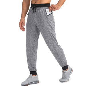 Pantalon de survêtement pour homme le plus vendu, séchage rapide, anti-plis, décontracté, confortable, taille haute, taille élastique, logo personnalisé, doublure en molleton de toile - Product Image 4