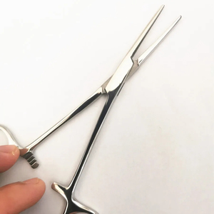 Procédures délicates ORL incurvées en gros de bonne qualité Pince hémostatique Birket en acier inoxydable de précision de 7.5 pouces - Product Image 4