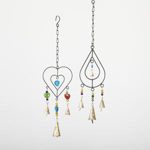 กระดิ่งลมโลหะสำหรับแขวนตกแต่งทำจากเหล็กพร้อมกระดิ่งโลหะ - Product Image 4