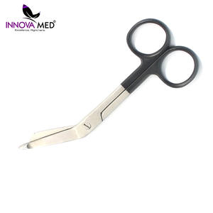 Tijeras quirúrgicas ortopédicas con impresión de logotipo personalizado con mango negro, base de instrumentos quirúrgicos, novedad - Product Image 4