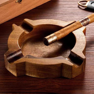 Meilleurs cendriers en bois de créateurs pour contenir des cendres de fumée grande demande cendrier à cigarettes en bois de luxe - Product Image 5