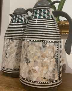 Théière de luxe faite à la main en incrustation de nacre bouilloire royale arabe article cadeau - Product Image 2