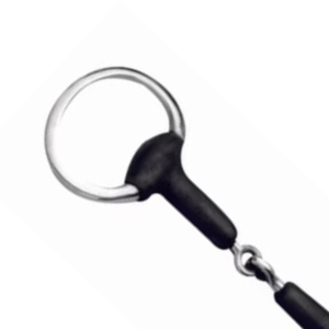 Boca de goma suave de alta calidad, broca para filete de huevo, equipo de equitación de acero inoxidable, brocas de entrenamiento de tachuelas ecuestres - Product Image 2