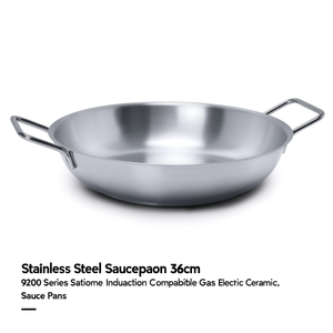 Stainless Steel Saucepan 36cm 9200 Series Satin Chrome Induction Compatible Gas Electric Ceramic - Product Image 2