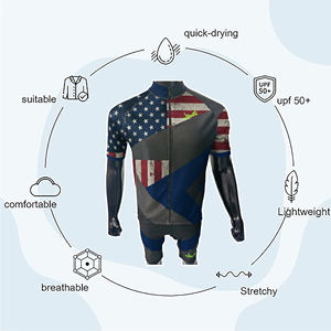 Ropa Deportiva, Uniforme de Ciclismo 100% Poliéster, Uniforme de Ciclismo Personalizado, Jersey de Ciclismo Más Vendido - Product Image 4