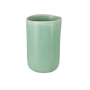 Porte-brosse à dents en grès Spirella « Sina » vert 7 x 10,6 cm - Product Image 1