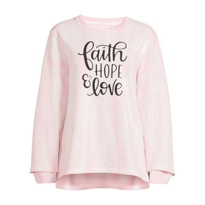 Sudadera de poliéster con cuello redondo y hombros caídos 2024, nuevo diseño de alta calidad, sudadera para mujer, sudadera sostenible de secado rápido - Product Image 5