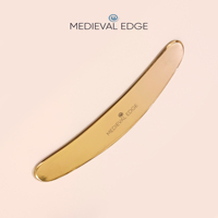 Outil de massage Gua Sha Kansa Premium en forme de C pour les pieds et les jambes, soulagement des tensions musculaires, améliore l'éclat de la peau, santé lymphatique, musical