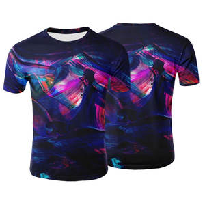 Camiseta de alta calidad para hombre, gran oferta, diseño sólido personalizado en poliéster, algodón, Material, sublimación, gran oferta - Product Image 3