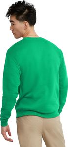 Sudadera estilo universitario personalizada jersey de cuello redondo venta al por mayor con logotipo sudadera de moda de gran tamaño estampado y bordado - Product Image 6