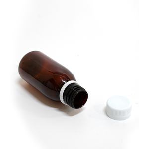 NBT Bouteille de sirop contre la toux couleur chocolat en plastique PET emballage de médicaments liquides taille personnalisée - Product Image 5