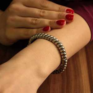 925 Sterling Silver Tennis <b>Bracelet</b> Rhodium Plating Vintage Religious Style 18K Gold <b>Ruby</b> Main Stone Twisted Model Cast Design - Product Image 1