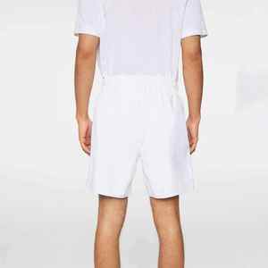 Shorts cargo d'été pour hommes imprimés sur mesure, taille élastique, longueur genou, en molleton de coton 100% polyester, méthode de tissage tricotée - Product Image 5