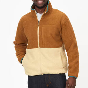 High Quality Winter Wear Warm <b>Sherpa</b> Fleece <b>Hoodie</b> New Arrival Soft Zipper Stand Collar Streetwear for <b>Men</b> - Product Image 1