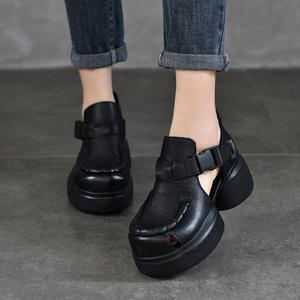 รองเท้าบูทหุ้มข้อผู้หญิง ส้นหนา แบบเชลซี มีซิปด้านข้าง สำหรับใส่ลำลอง ใส่ทำงาน และใส่ในฤดูหนาว - Product Image 2