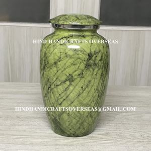 Artisanat indien en métal de haute qualité Urne de crémation classique Cendres adultes Fournitures funéraires de qualité Tarifs de gros directs par HHO - Product Image 4