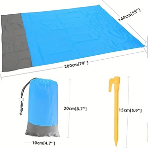 200*140cm QuickDry 210T poliéster al aire libre viaje Camping senderismo Picnic Mat césped impermeable a prueba <span class=keywords><strong>de</strong></span> humedad <span class=keywords><strong>Anti</strong></span>-<span class=keywords><strong>Arena</strong></span> <span class=keywords><strong>manta</strong></span> <span class=keywords><strong>de</strong></span> <span class=keywords><strong>playa</strong></span> - Product Image 1
