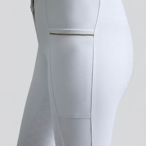 Vêtements d'équitation pour femmes sur mesure - Matériel en spandex/polyester Taille haute Pantalons d'équitation longs - Modèle 01 Fabricant - Product Image 2