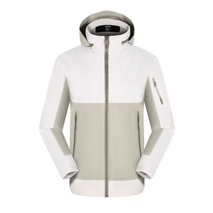 Veste coupe-vent unisexe pour sports de plein air, printemps, imperméable, coupe-vent, résistante aux rayures, camouflage, logo frontal, coque en nylon - Product Image 3