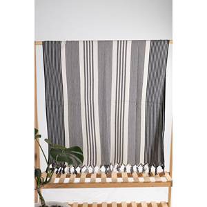 Toalla de Playa Negra Peshtemal tejida 100% algodón - Product Image 3