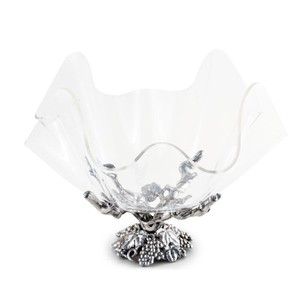 Tazón decorativo de metal y vidrio de lujo al por mayor, tazón para servir frutas de diseño personalizado, tazón hecho a mano, venta de fábrica al por mayor. - Product Image 3