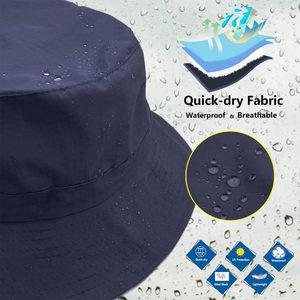 Sombreros de cubo de viaje para verano con impresión de logotipo personalizado Etiquetas de marca personal Etiquetas y opciones de bordado - Product Image 5