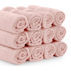 Toalla de baño de algodón púrpura 100% de alta calidad Toalla de cara y mano suave Color sólido Toallas duraderas más vendidas a precio barato - Product Image 4