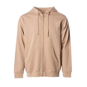 Sudadera con capucha y cremallera con logotipo personalizado unisex, chaqueta informal de algodón 100% de peso pesado para hombre, técnica bordada, temporada de invierno - Product Image 5