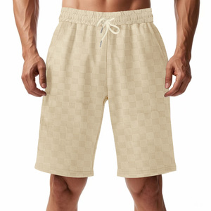 OEM custom logo embroidery printed design Cross-border summer <b>men's</b> <b>shorts</b> loose casual heavy jacquard hot selling <b>shorts</b> - Product Image 6
